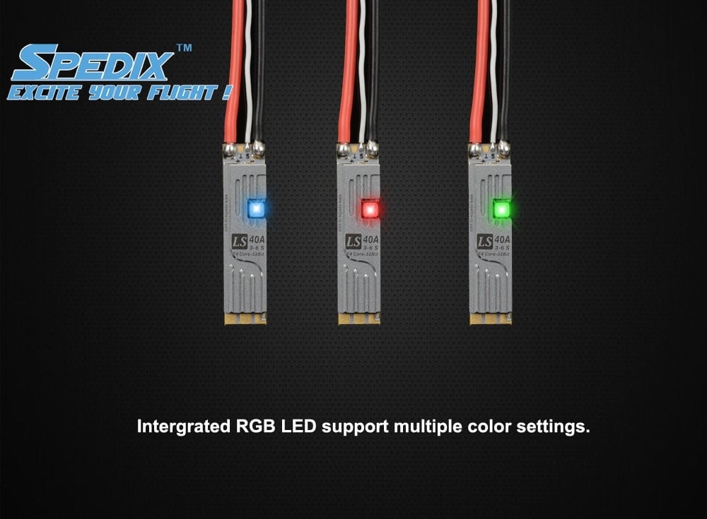 Spedix LS40 Slim 45A ESC (2-6S)