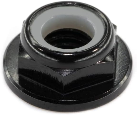 10pc M5 Nylon Locking CW Nuts pack 6061 Aluminium