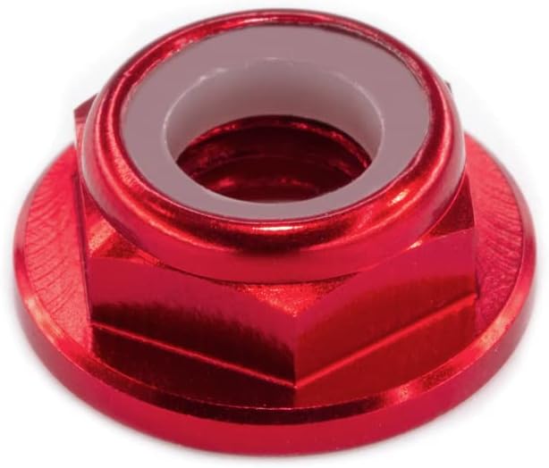 10pc M2 Nylon Locking CW Nuts pack 6061 Aluminium