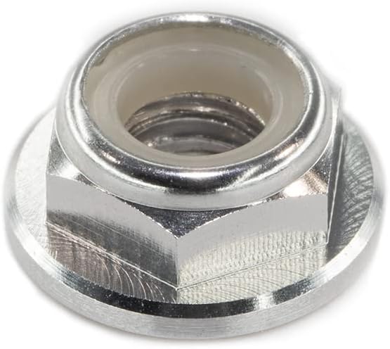 10pc M5 Nylon Locking CW Nuts pack 6061 Aluminium
