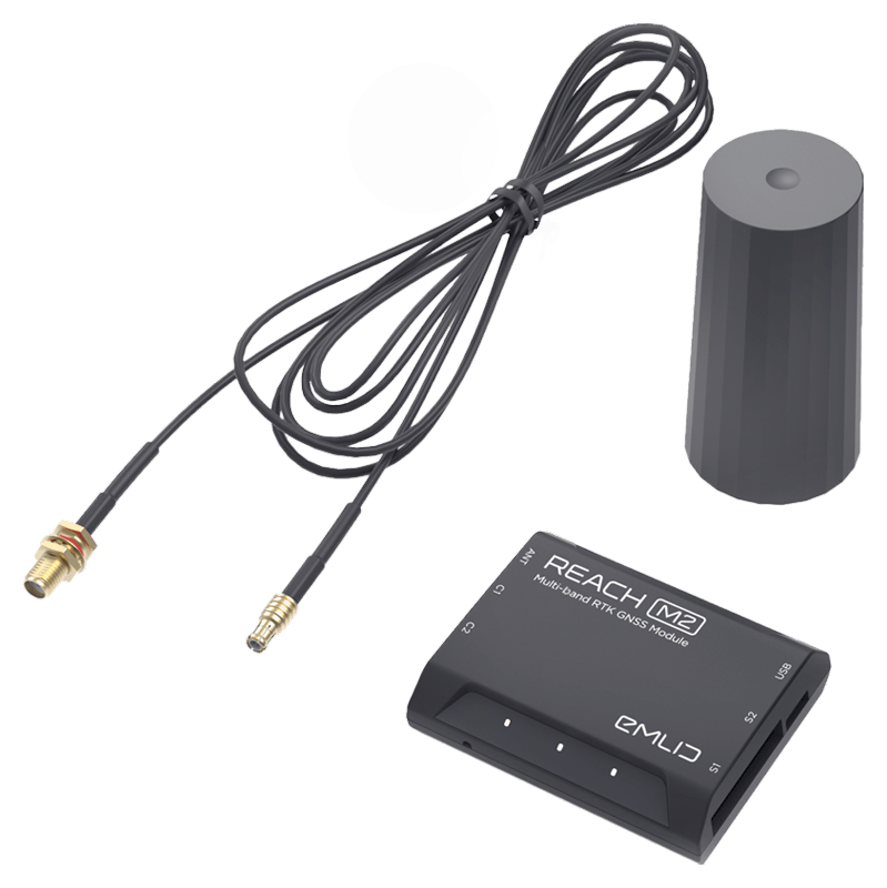 Reach M2 Multi-Band RTK / PPK GNSS Kit w/ Helical Antenna