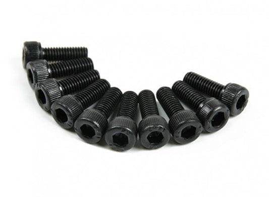 10x M3 Cap Head Hex Screw Black (M3 x6, M3 x8, M3 x10, M3 x12)