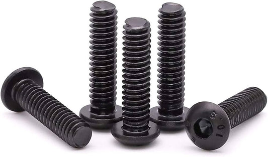 10pc M5 Button Head Screw Pack Black 10.9 Steel