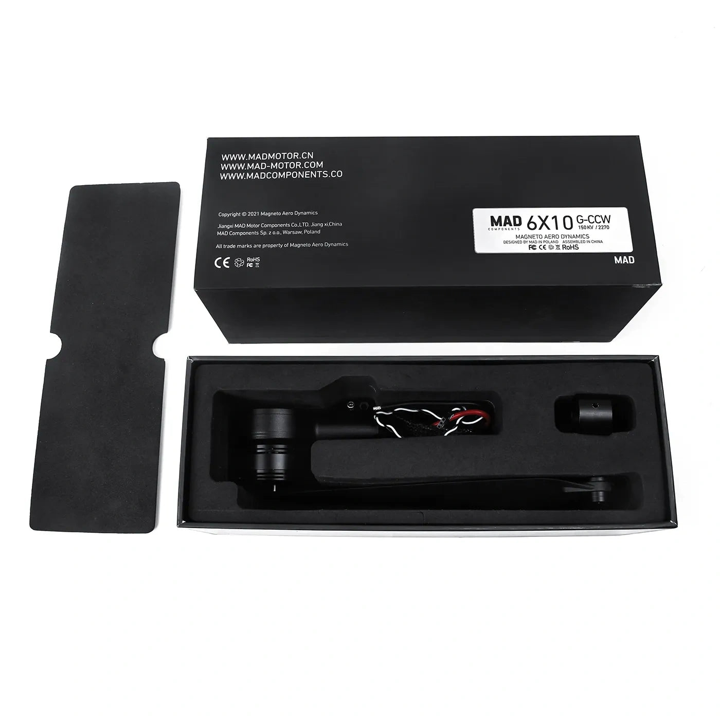 MAD 6X-10 M6C10 Drone Arm Set 150KV