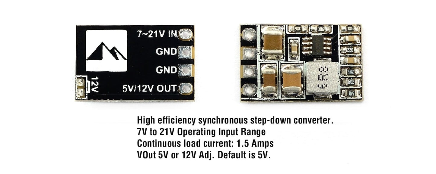 Matek Micro BEC 5V/12V Adjustable 7-21V input