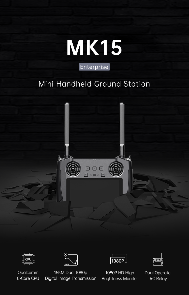 SIYI MK15 Mini HD Handheld Ground Control Station