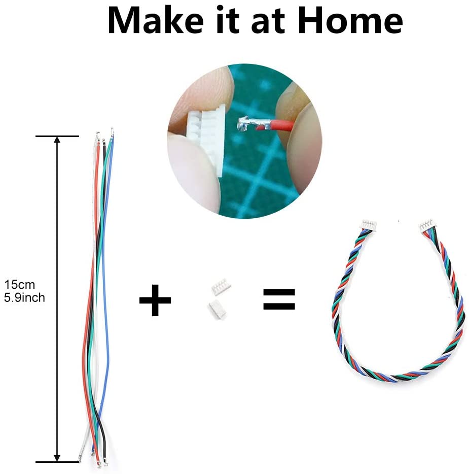 Pre-Crimped DIY Cable Kit - JST MX1.25 Connectors