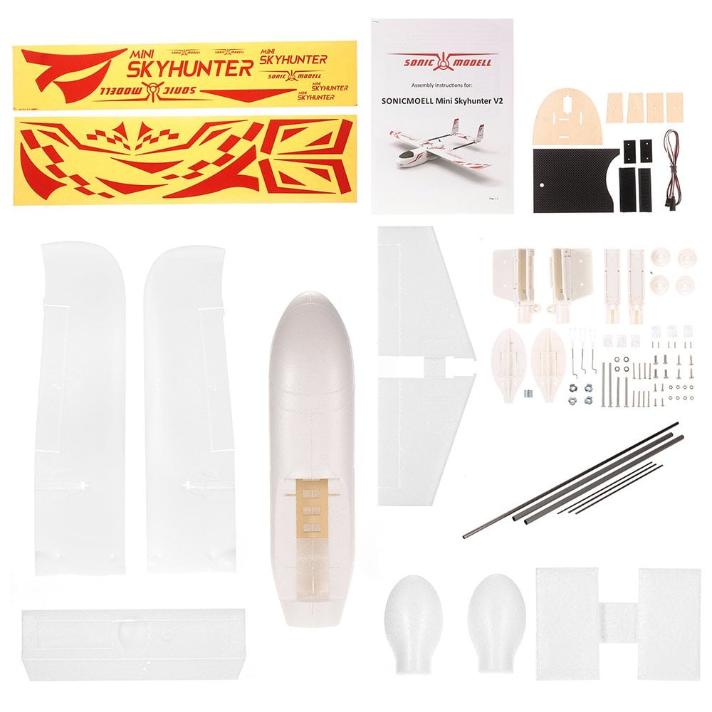 Sonicmodell Mini Skyhunter V2 1238mm Twin Boom Aircraft (Kit/PNP)