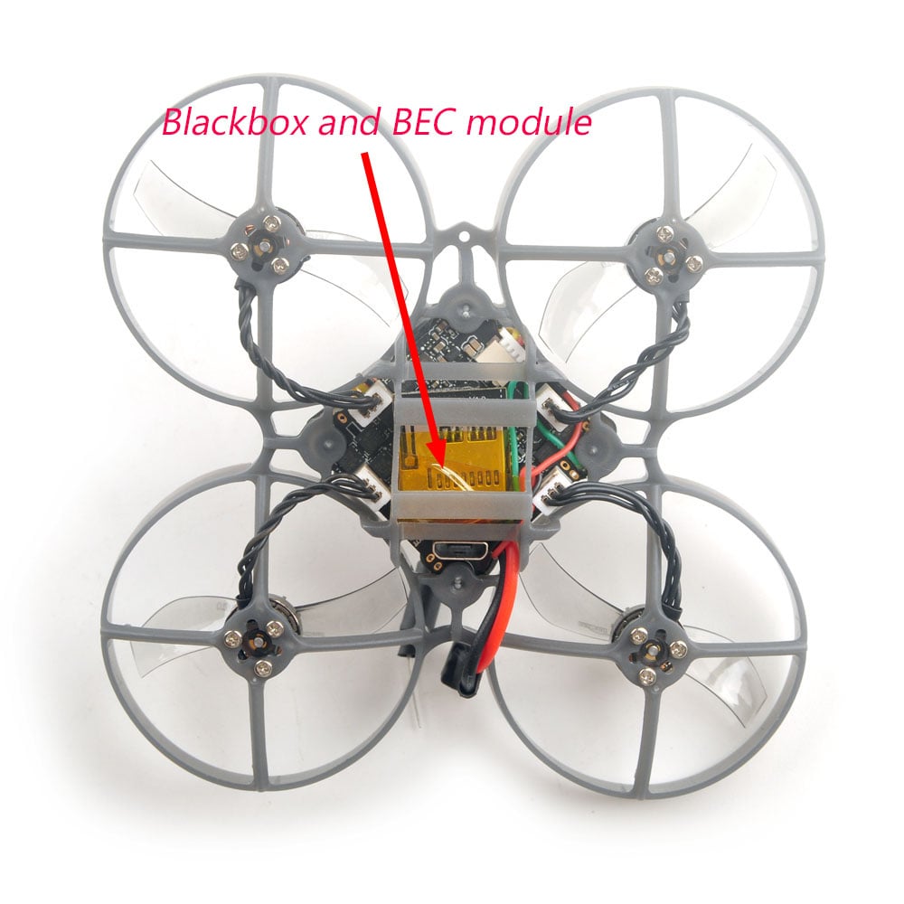 Happymodel Mobula7 1S HD w/Gyroflow ELRS 75mm BNF Brushless Whoop (2.4Ghz)