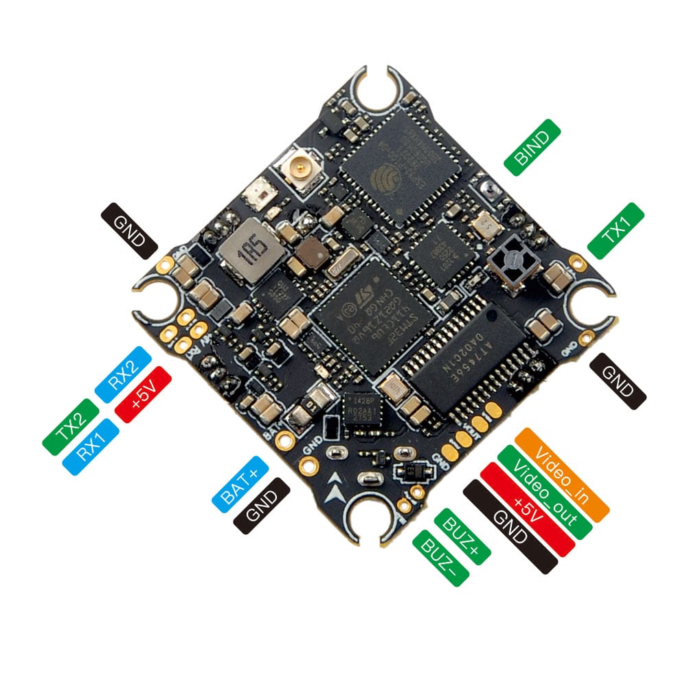 Happymodel Mobula8 UART ELRS 1-2S 85mm Micro FPV Whoop