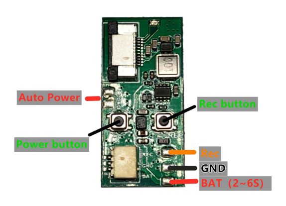 NamelessRC BEC module for Naked GoPro 9