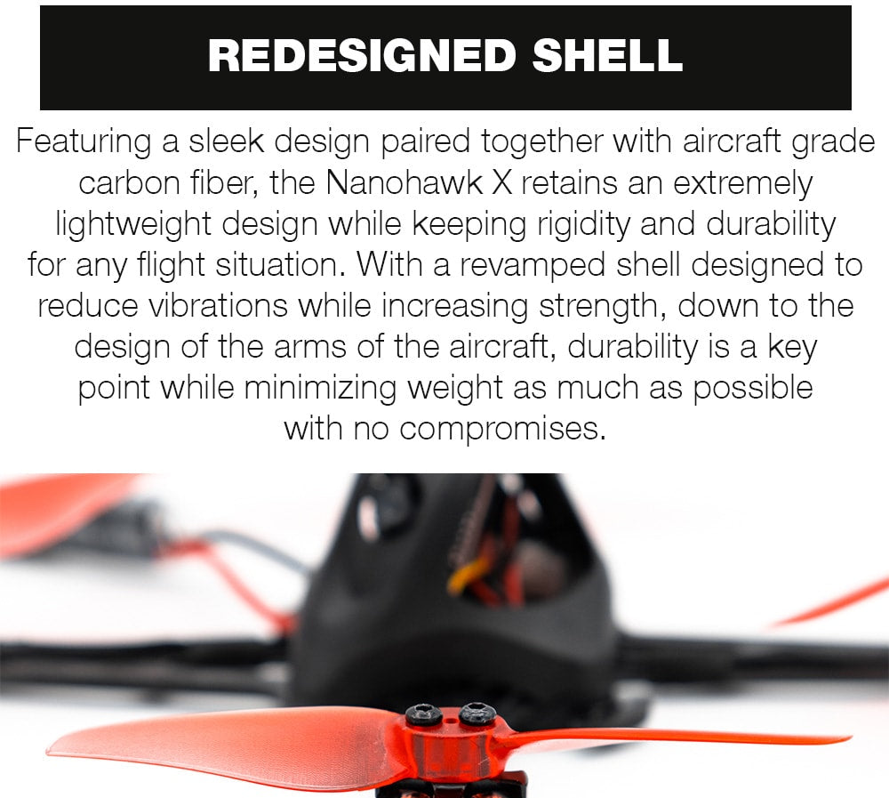Emax Nanohawk X - 3 inch Ultralight FPV Drone