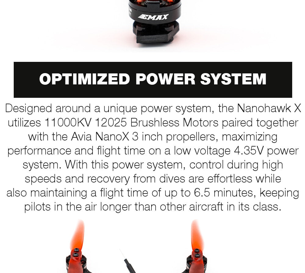 Emax Nanohawk X - 3 inch Ultralight FPV Drone