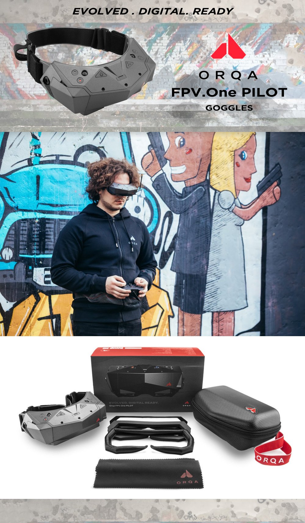 ORQA FPV.One PILOT FPV Goggles