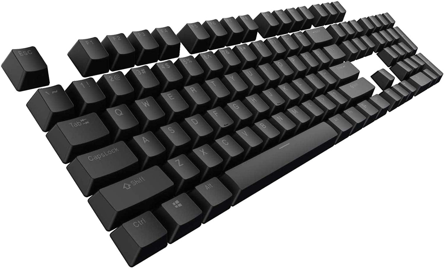 Double Shot PBT Keycaps 104 Full Size