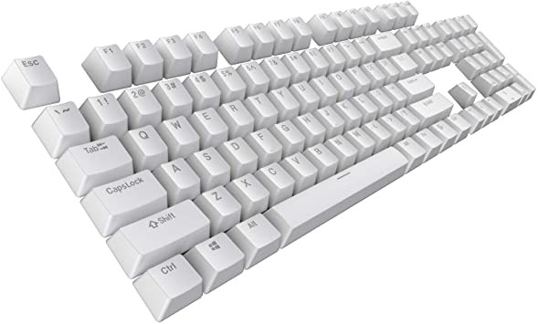 Double Shot PBT Keycaps 104 Full Size