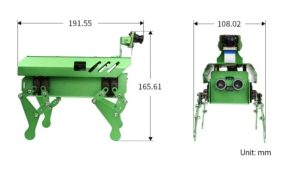 PIPPY Open Source Quadruped Bionic Dog Robot