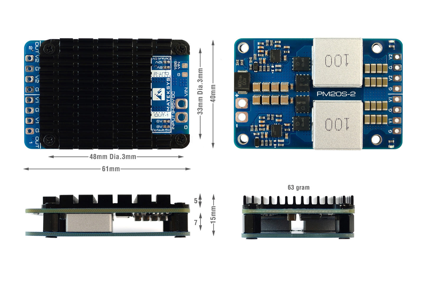 Matek Power Module PM20S-2