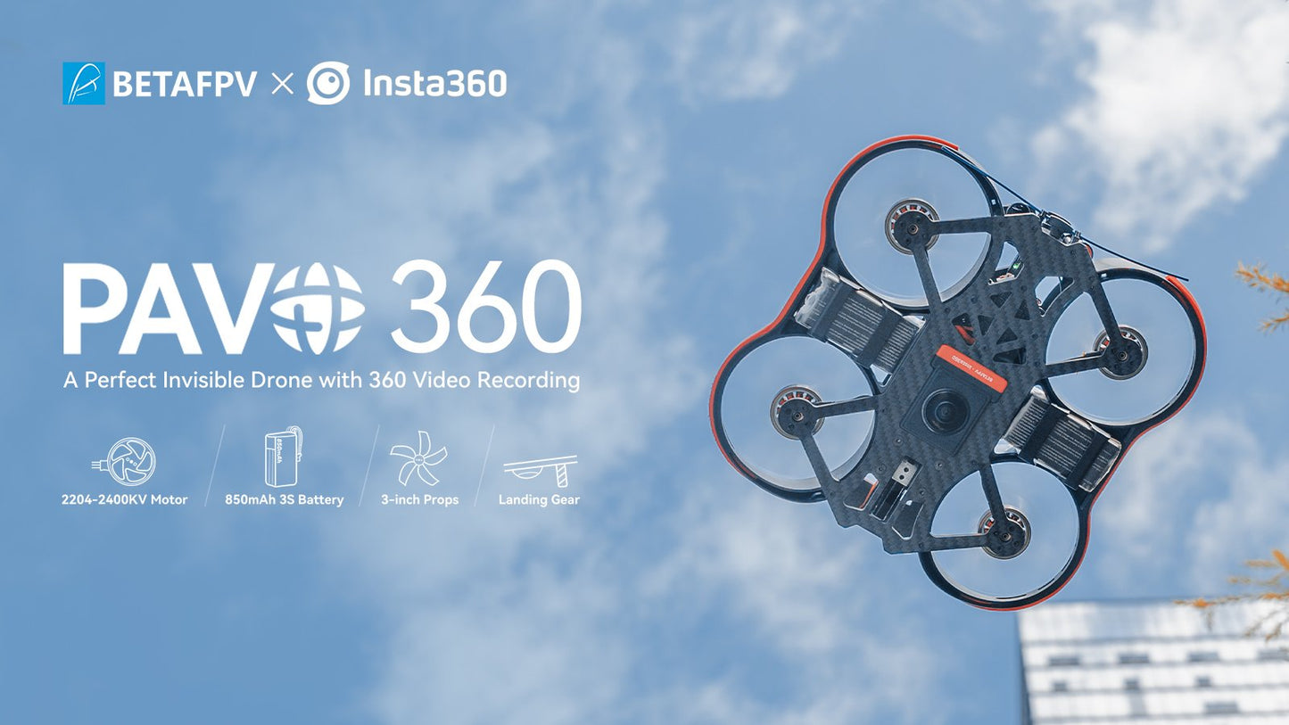 BetaFPV Pavo360 Cinematic FPV Quadcopter
