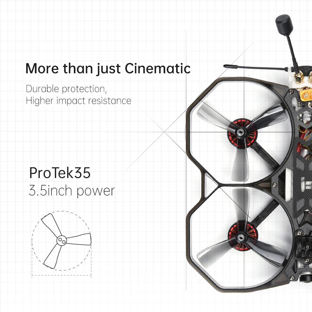 iFlight Protek35 HD Cinematic Mini Quadcopter w/ Caddx Polar