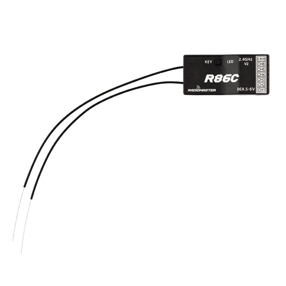 Radiomaster R86C V2 6CH Frsky D8 / D16 Compatible PWM Receiver w/Sbus