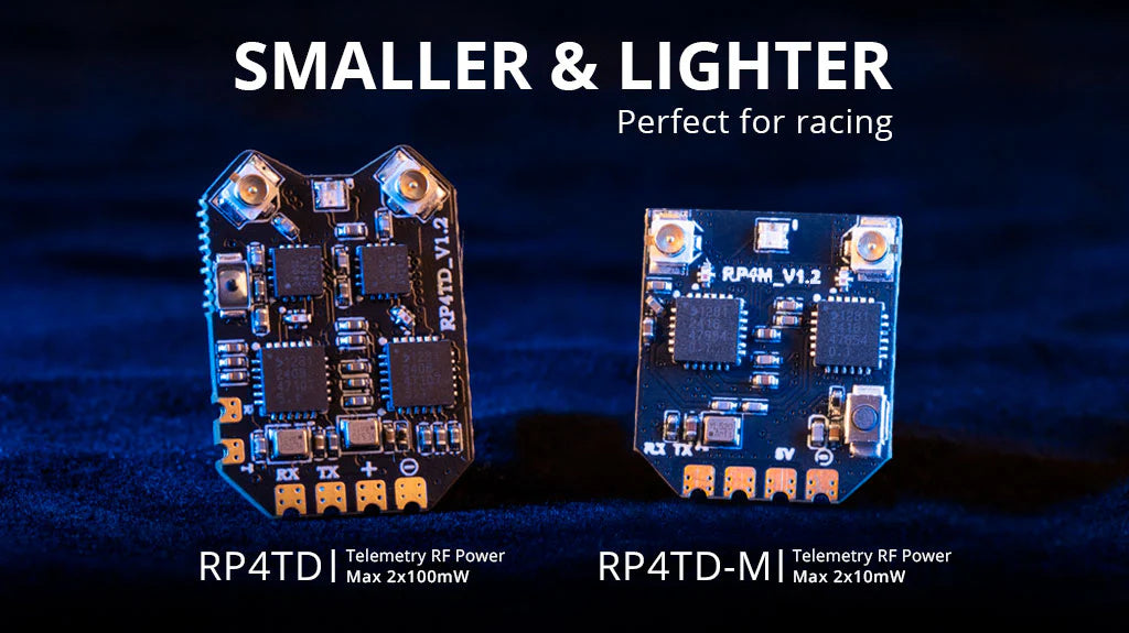 Radiomaster RP4TD-M ExpressLRS 2.4GHz Mini True Diversity Receiver