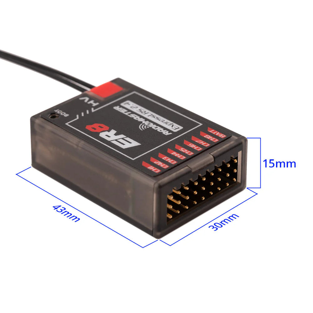 RadioMaster ER8 2.4ghz PWM ExpressLRS 8 Channel Receiver