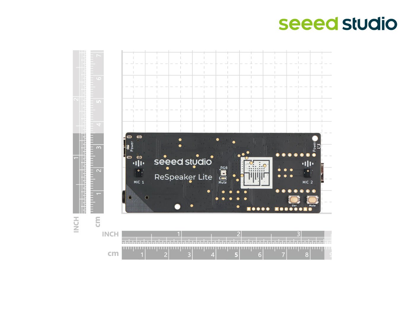 ReSpeaker Lite - USB 2-Mic Array with Onboard AI Audio Processing