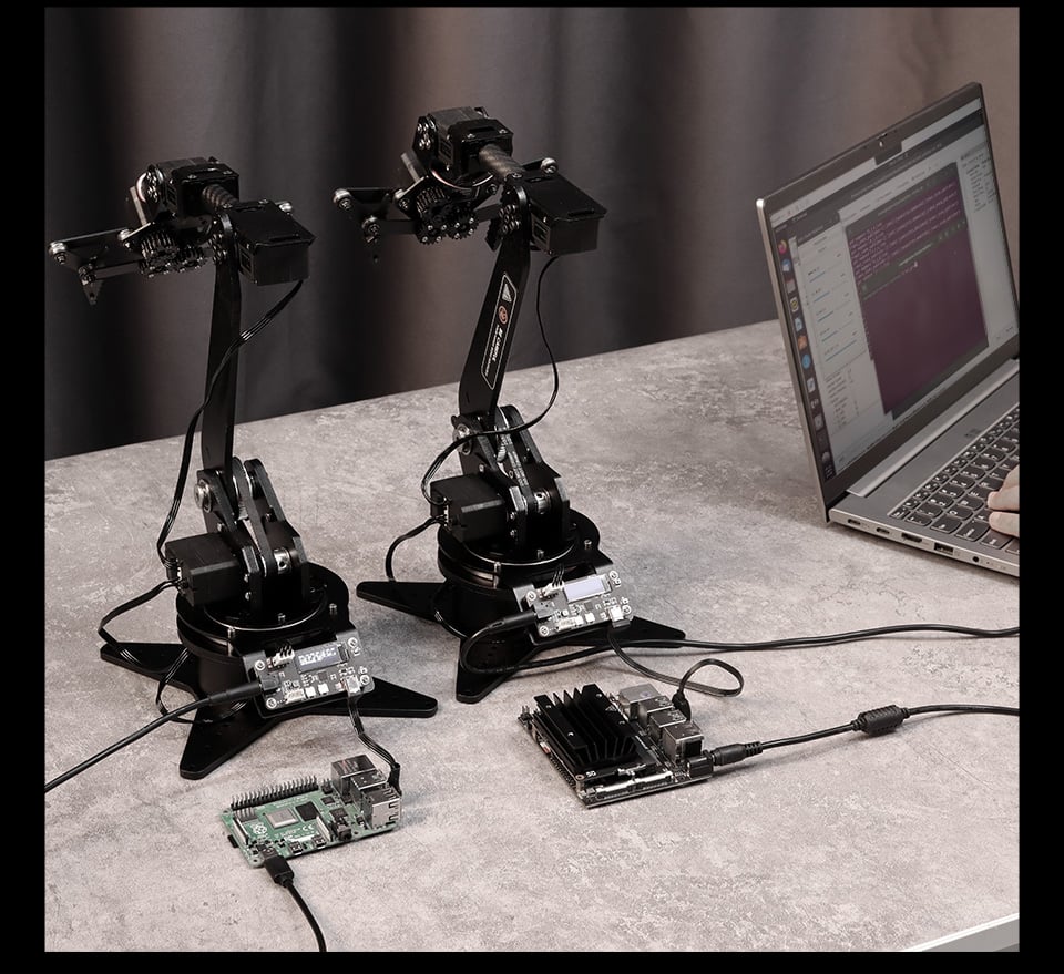 High-torque Serial Bus Servo, Desktop Robotic Arm Kit, Based On ESP32, 5-DOF, Supports Wireless Control