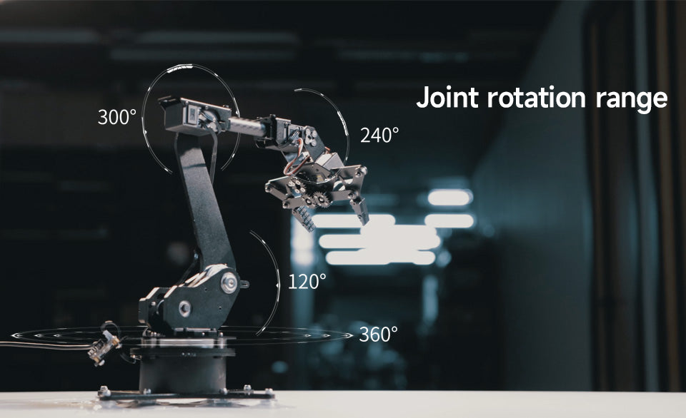 High-torque Serial Bus Servo, Desktop Robotic Arm Kit, Based On ESP32, 5-DOF, Supports Wireless Control