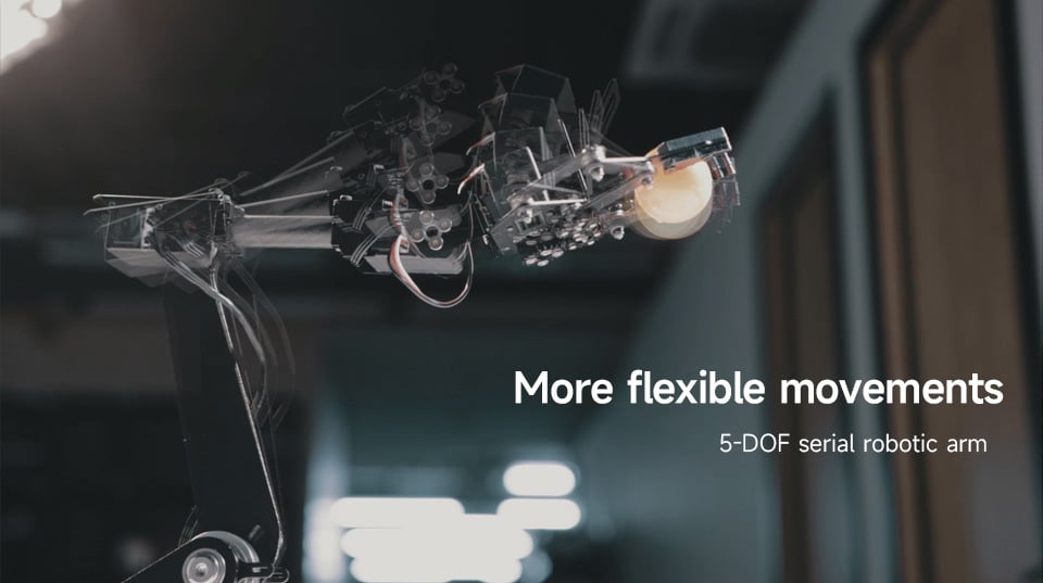 High-torque Serial Bus Servo, Desktop Robotic Arm Kit, Based On ESP32, 5-DOF, Supports Wireless Control