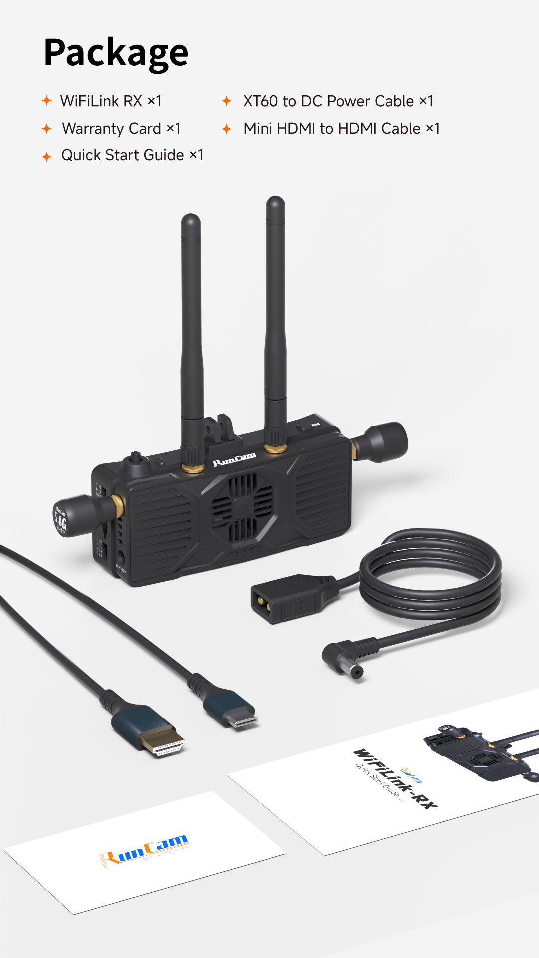 RunCam WiFiLink-RX Digital HD Receiver