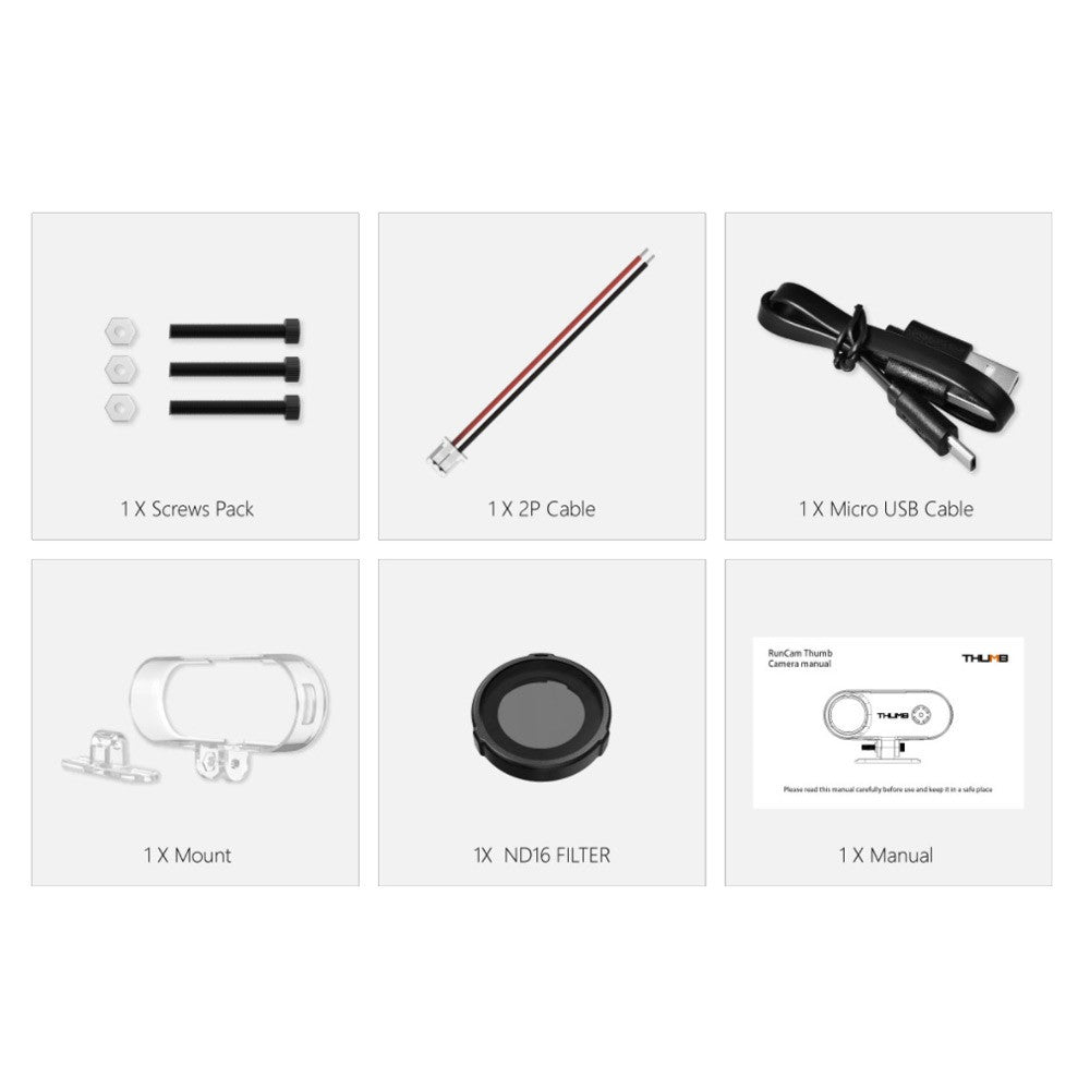 RunCam Thumb 1080P Mini Action Camera