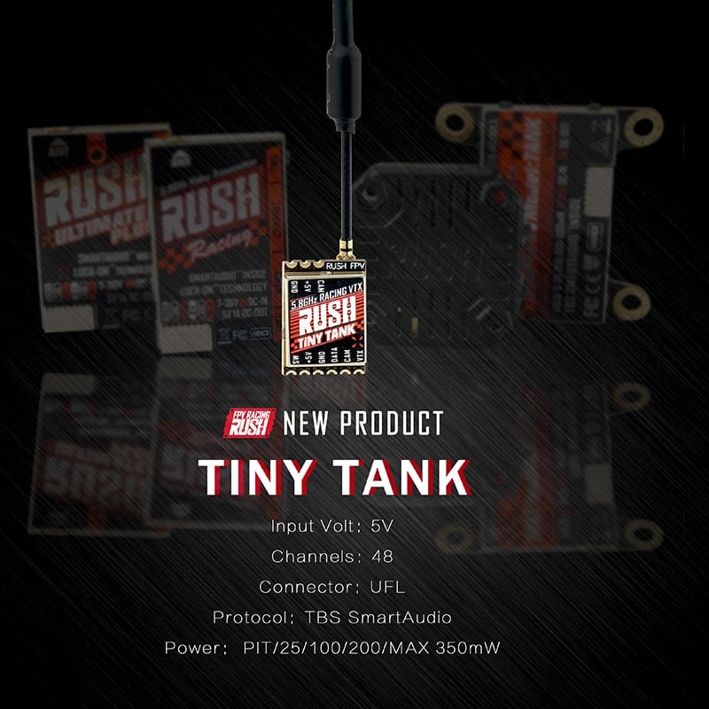 RushFPV Tank Tiny 200mW Nano VTX