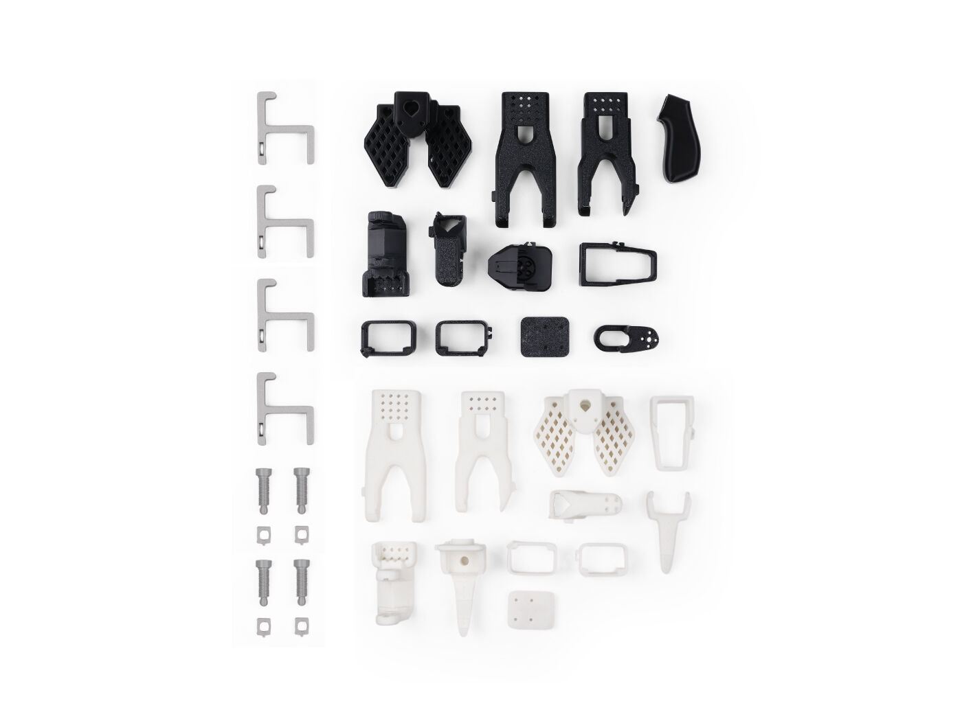 SO-ARM101 Low-Cost AI Arm 3D Printed Skeleton