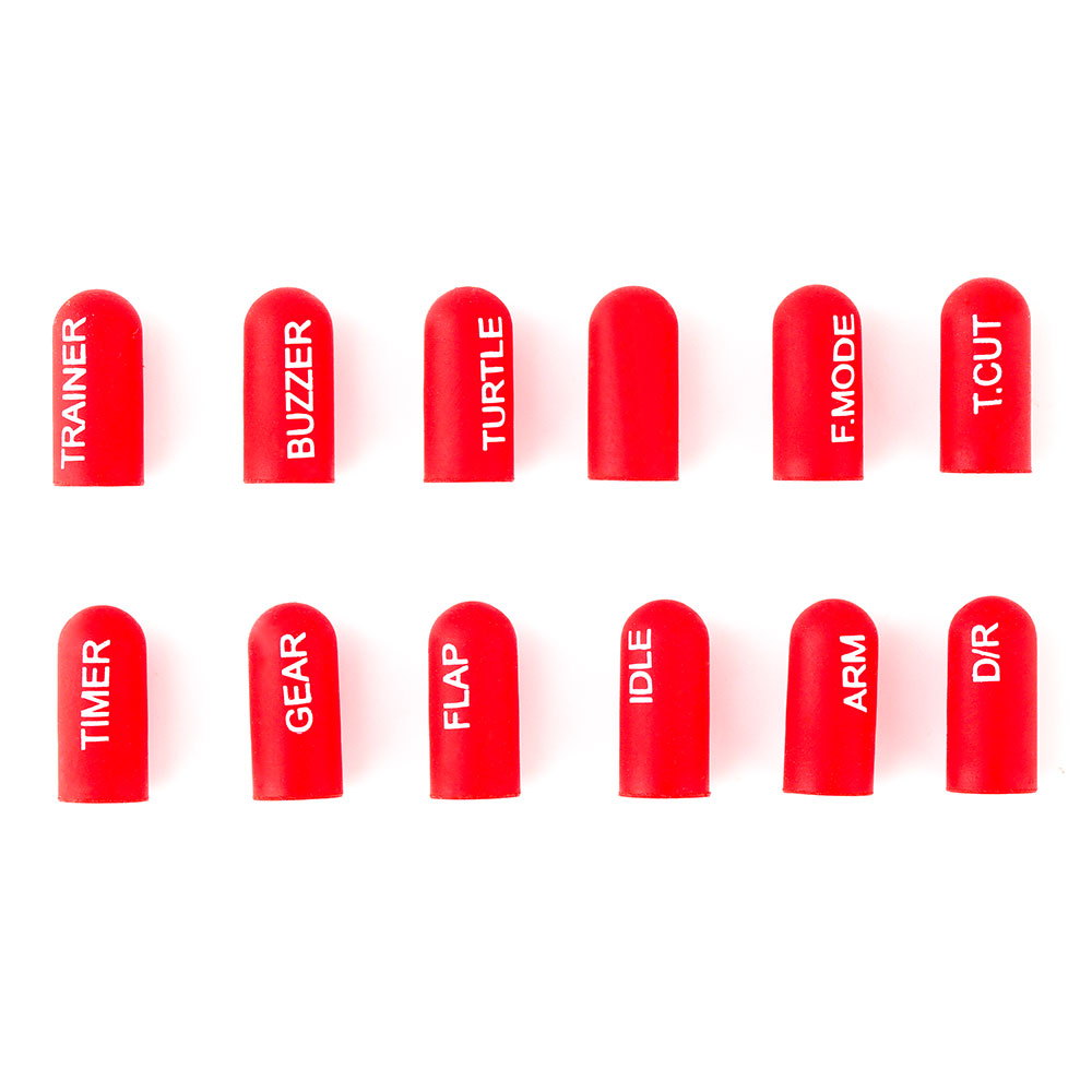 RadioMaster Labelled Silicon Switch Cover Set