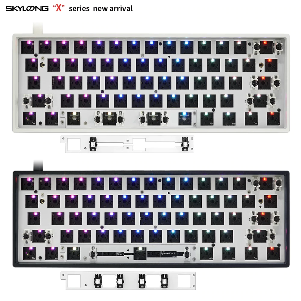 SkyLoong GK61XS CNC 60% Hot Swap DIY Mechanical Keyboard - Bluetooth