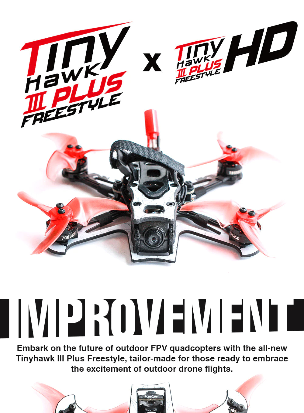 EMAX Tinyhawk III Plus Freestyle Drone (RTF Analog)