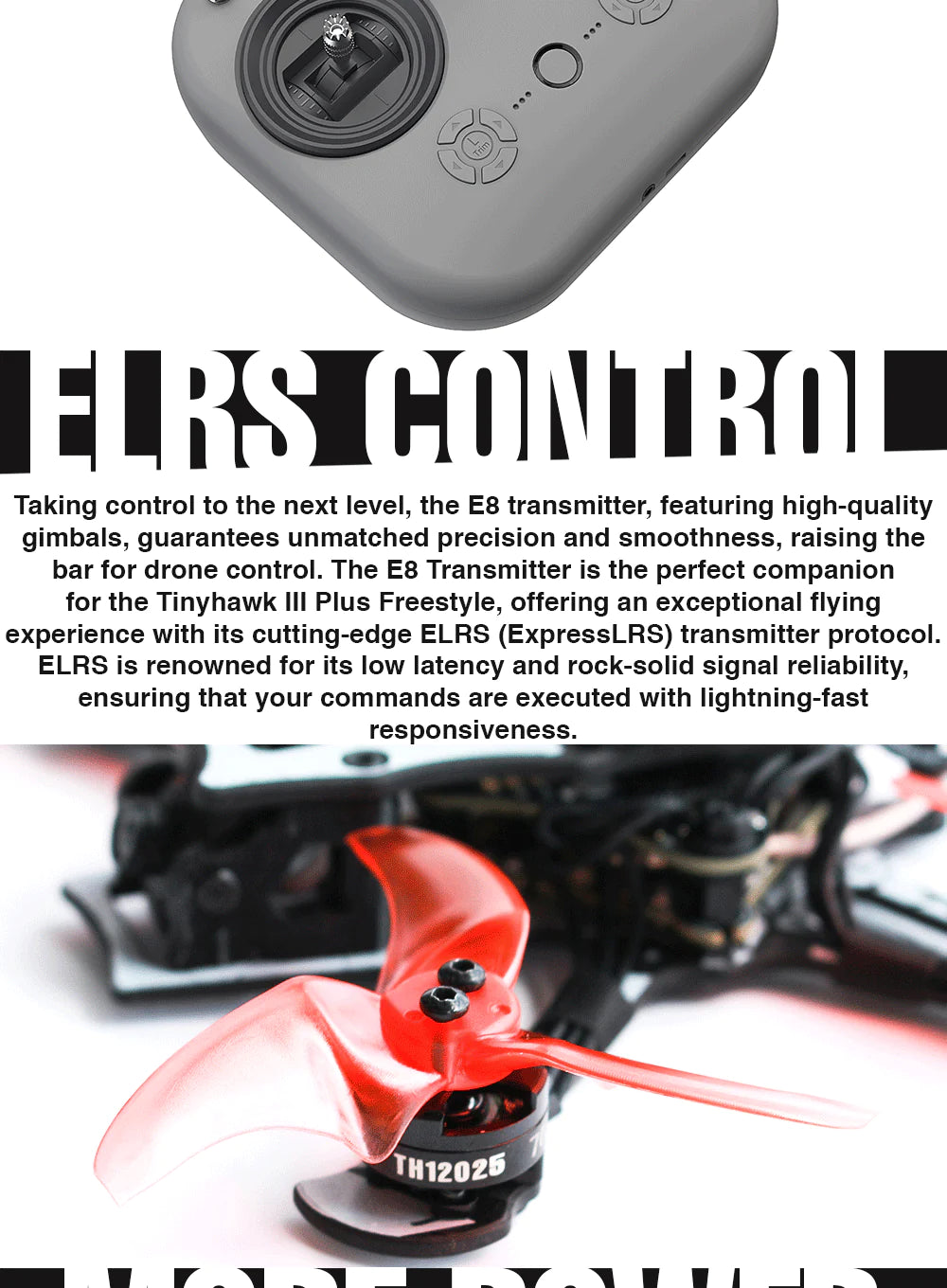 EMAX Tinyhawk III Plus Freestyle Drone (RTF Analog)