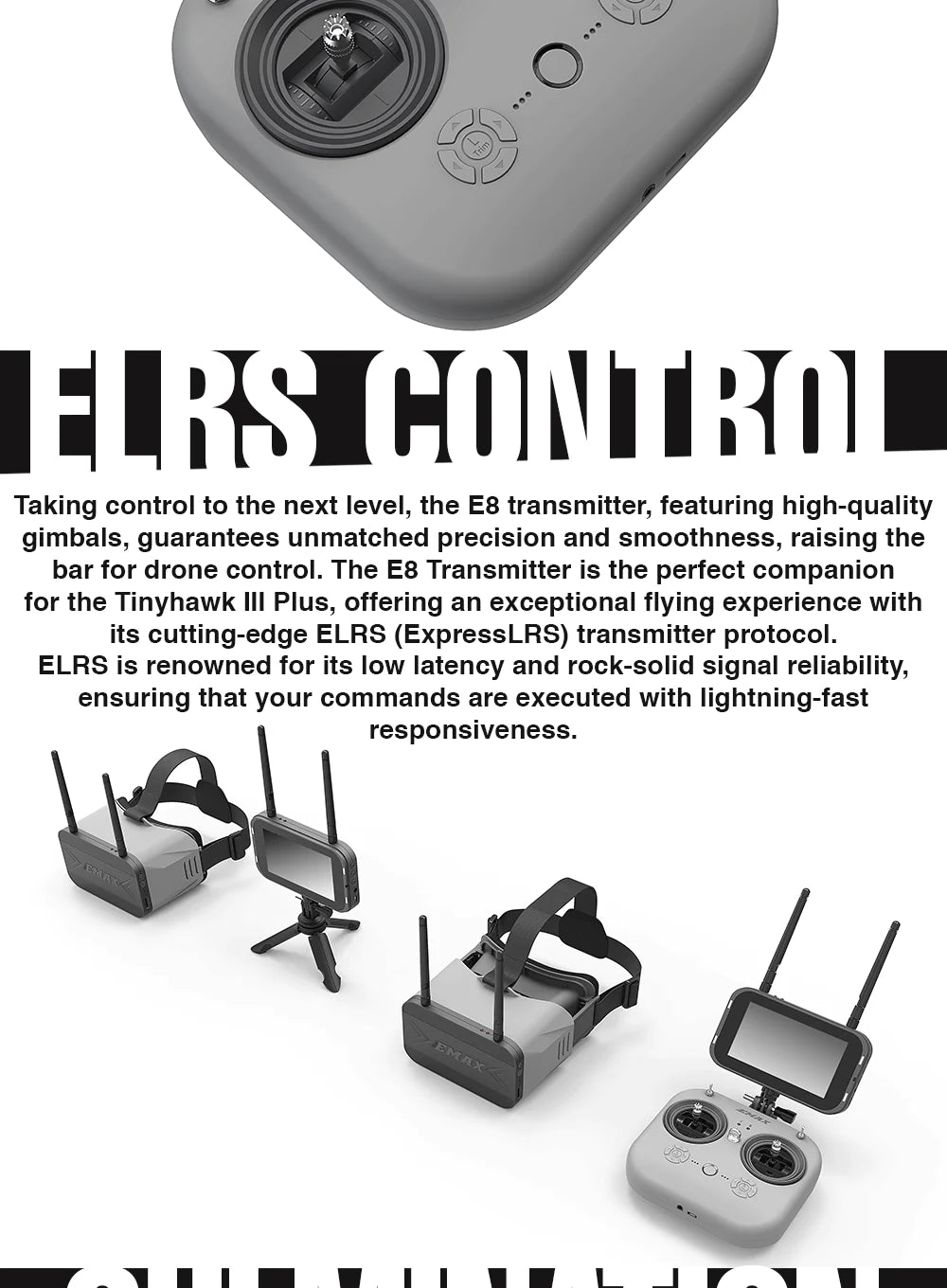 EMAX TinyHawk III Plus Micro Brushless FPV Drone (Analog BNF)