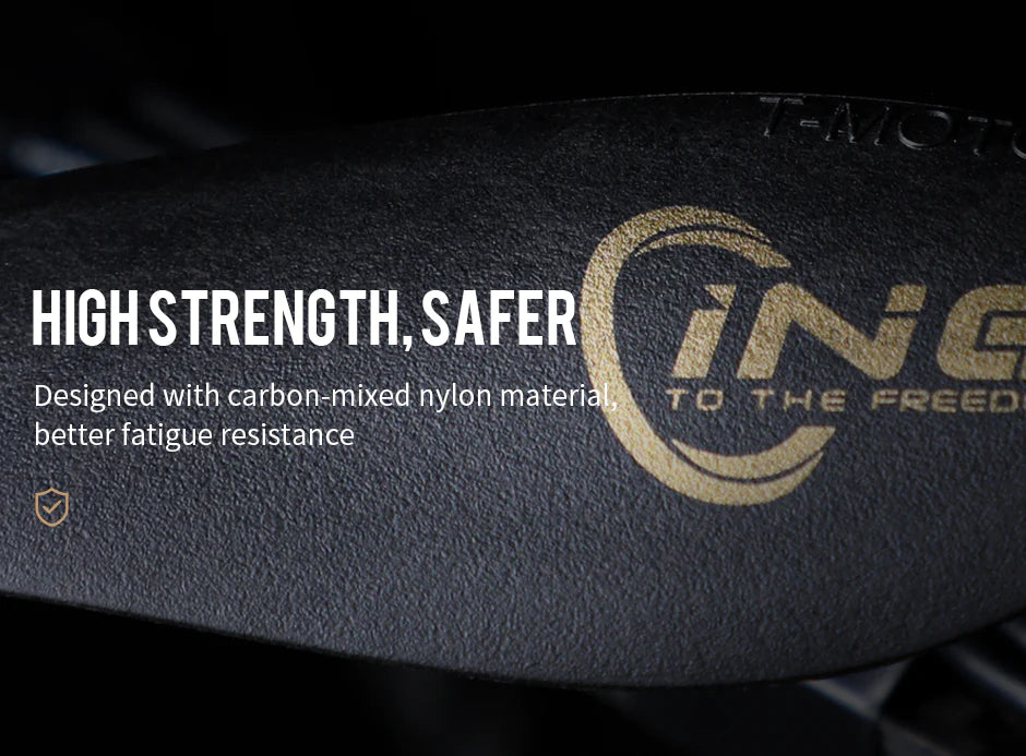 T-Motor C8.5x5 Cinematic Tri-Blade Carbon Fiber Nylon Propellers - 1CW+1CCW