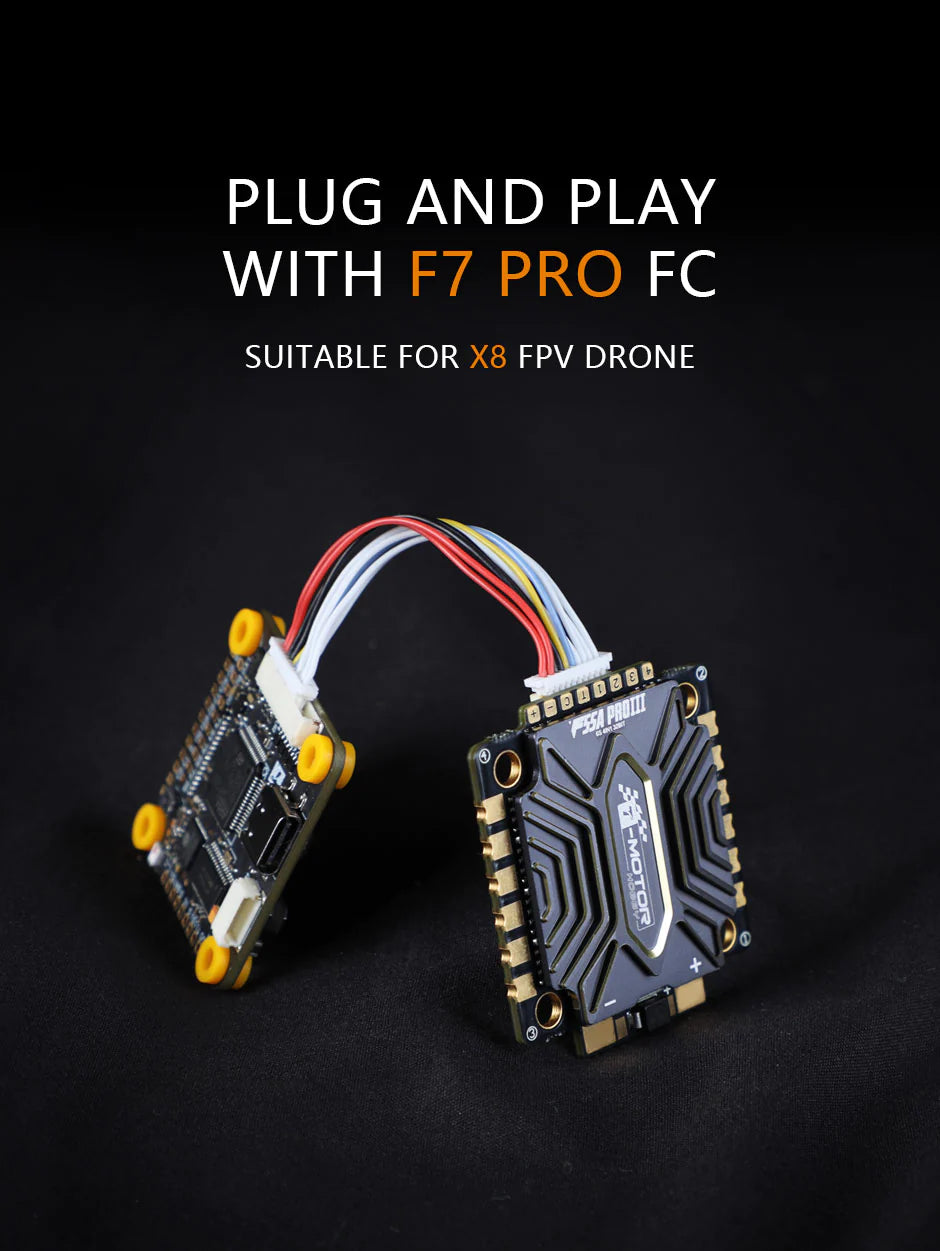 T-Motor F55A Pro III 55A 3-8s AM32 4-in-1 ESC