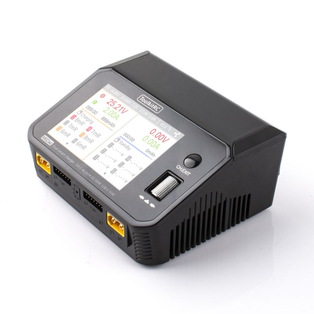 ToolkitRC M6DAC 200w AC/DC Smart Charger
