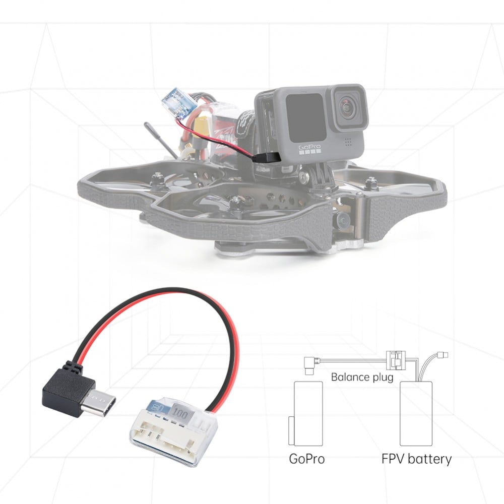 iFlight USB Type-C 5V Balance Plug Power Cable for GoPro Hero