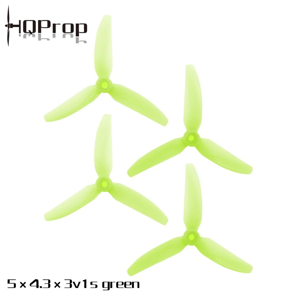 HQProp DP 5x4.3x3 V1S Propeller 3 Blade (2CW, 2CCW)