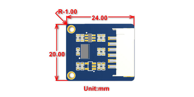 VL53L0X ToF Distance Ranging Sensor, Ranging up to 2m