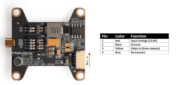 Atlatl HV V2 VTX - 1.2GHz 1W