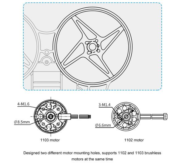 BetaFPV Beta75X V2 Whoop Frame