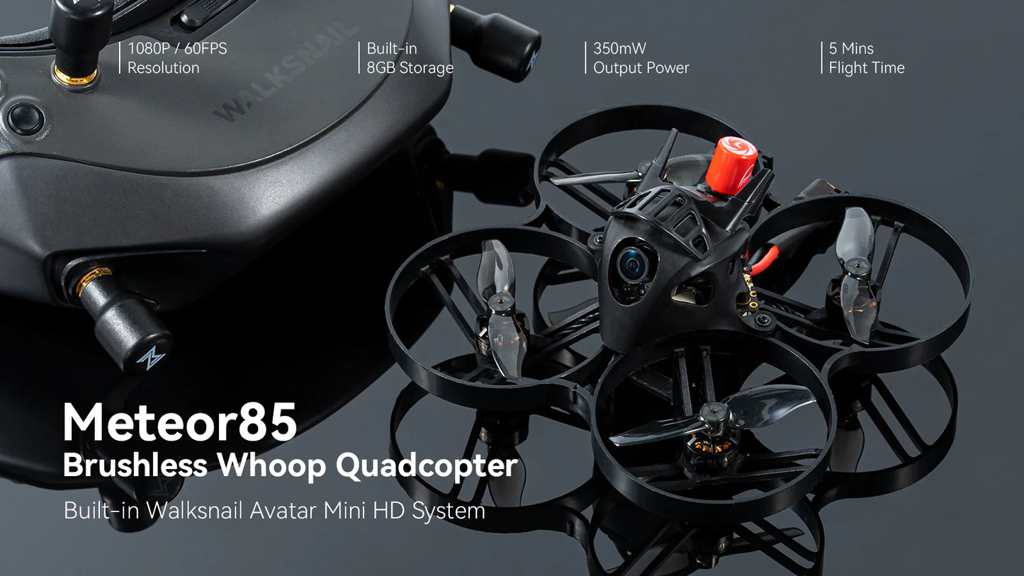 Meteor85 HD Walksnail Brushless Whoop Quadcopter