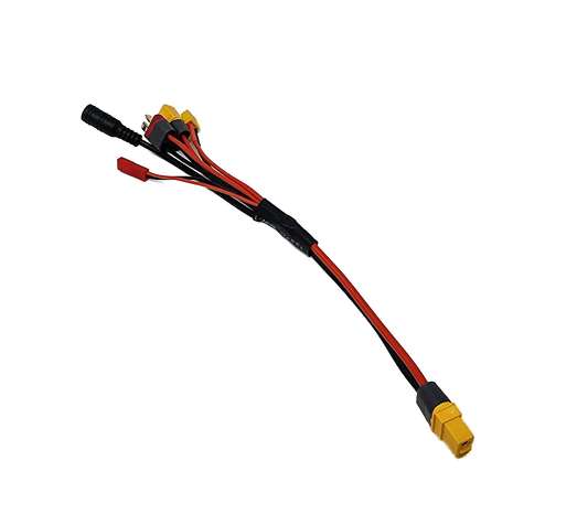 XT60 to XT60 XT30 DC5.5 T-Plug Charger Adapter Cable